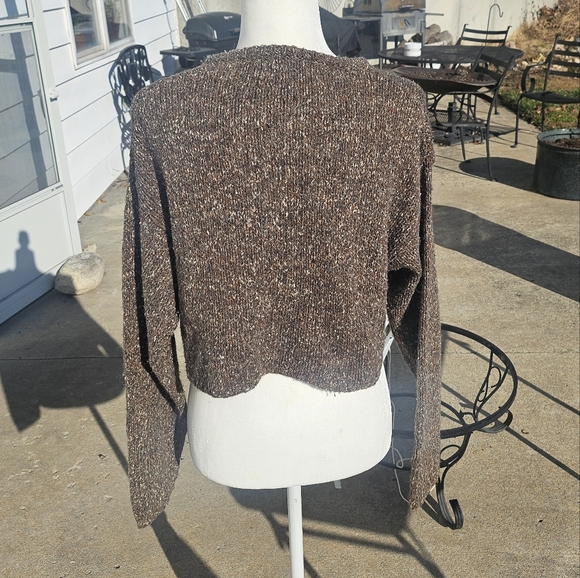 Womens Reference Point crop sweater - Picture 2 of 3